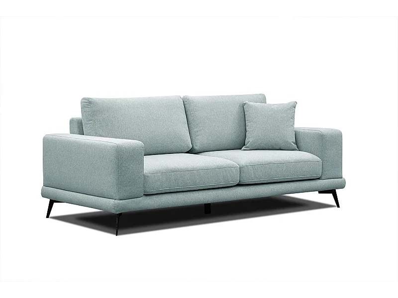 MEDIOLANE Sofa 2,5-Sitzer, minzegrün