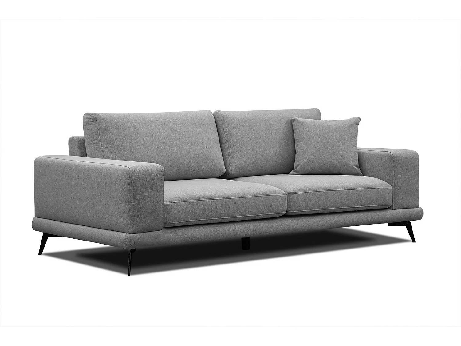 MEDIOLANE Sofa 3-Sitzer, grau