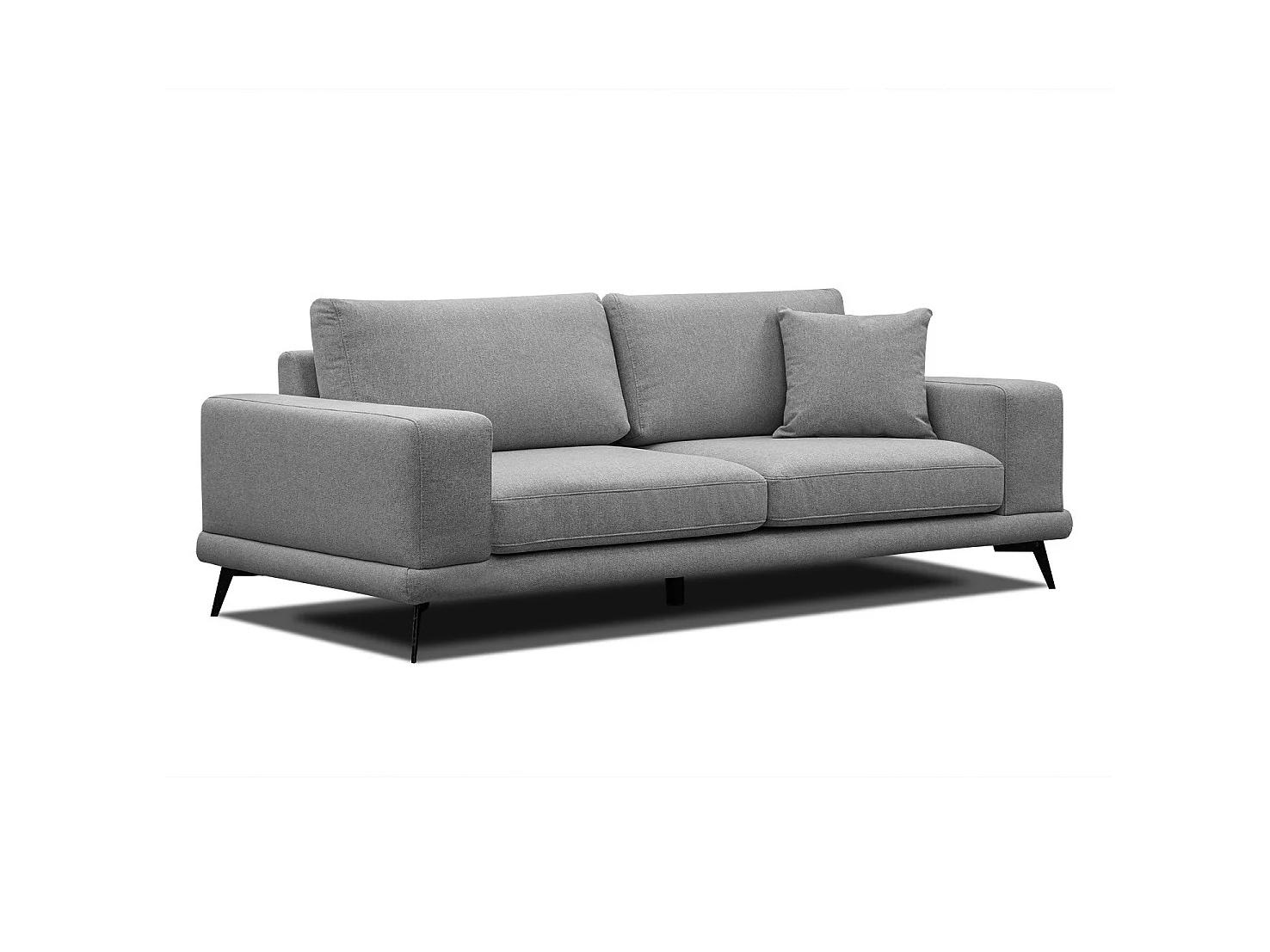 MEDIOLANE Sofa 3-Sitzer, grau
