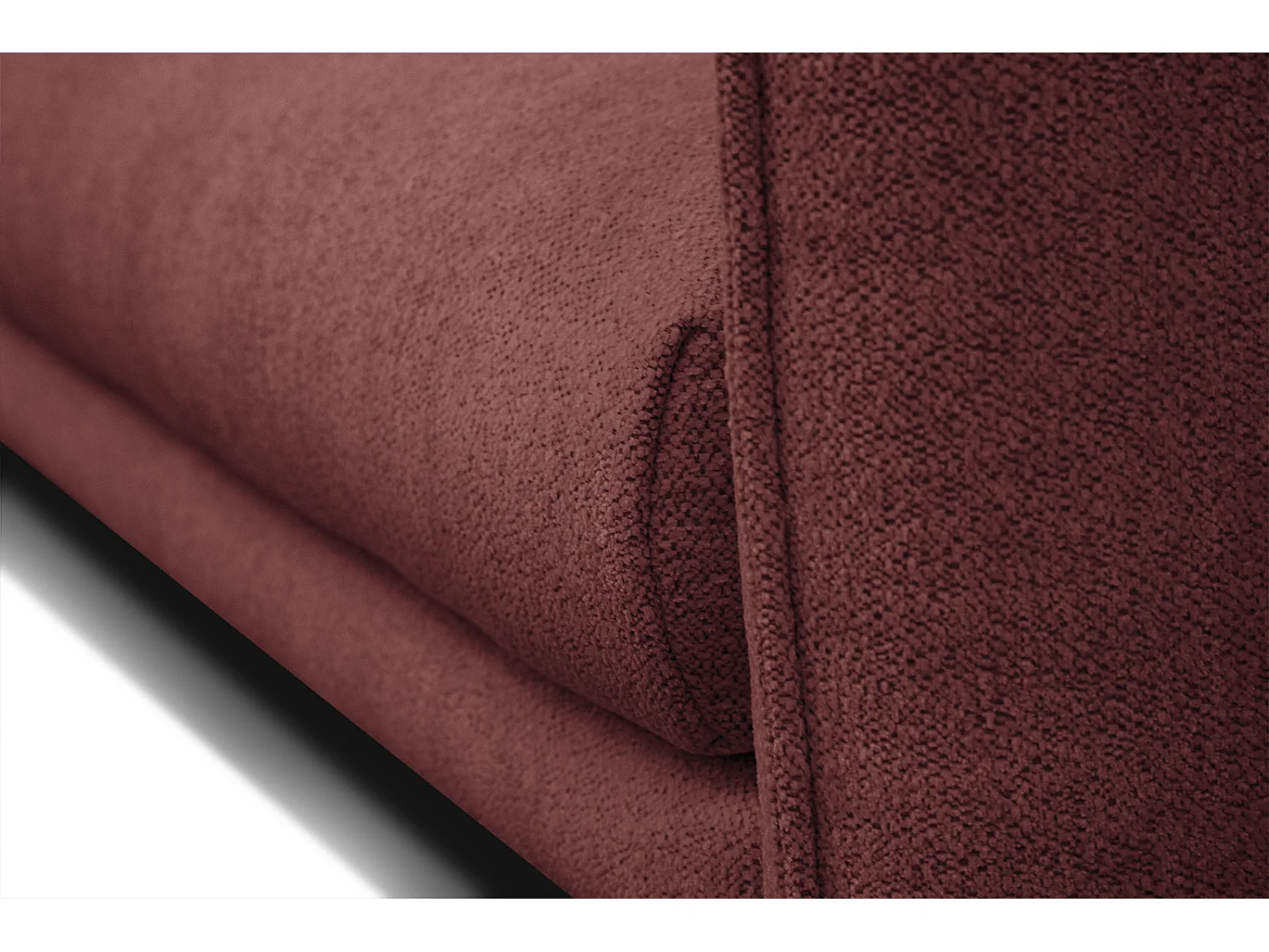 HOSTEN Sofa 2,5-Sitzer, bordeaux