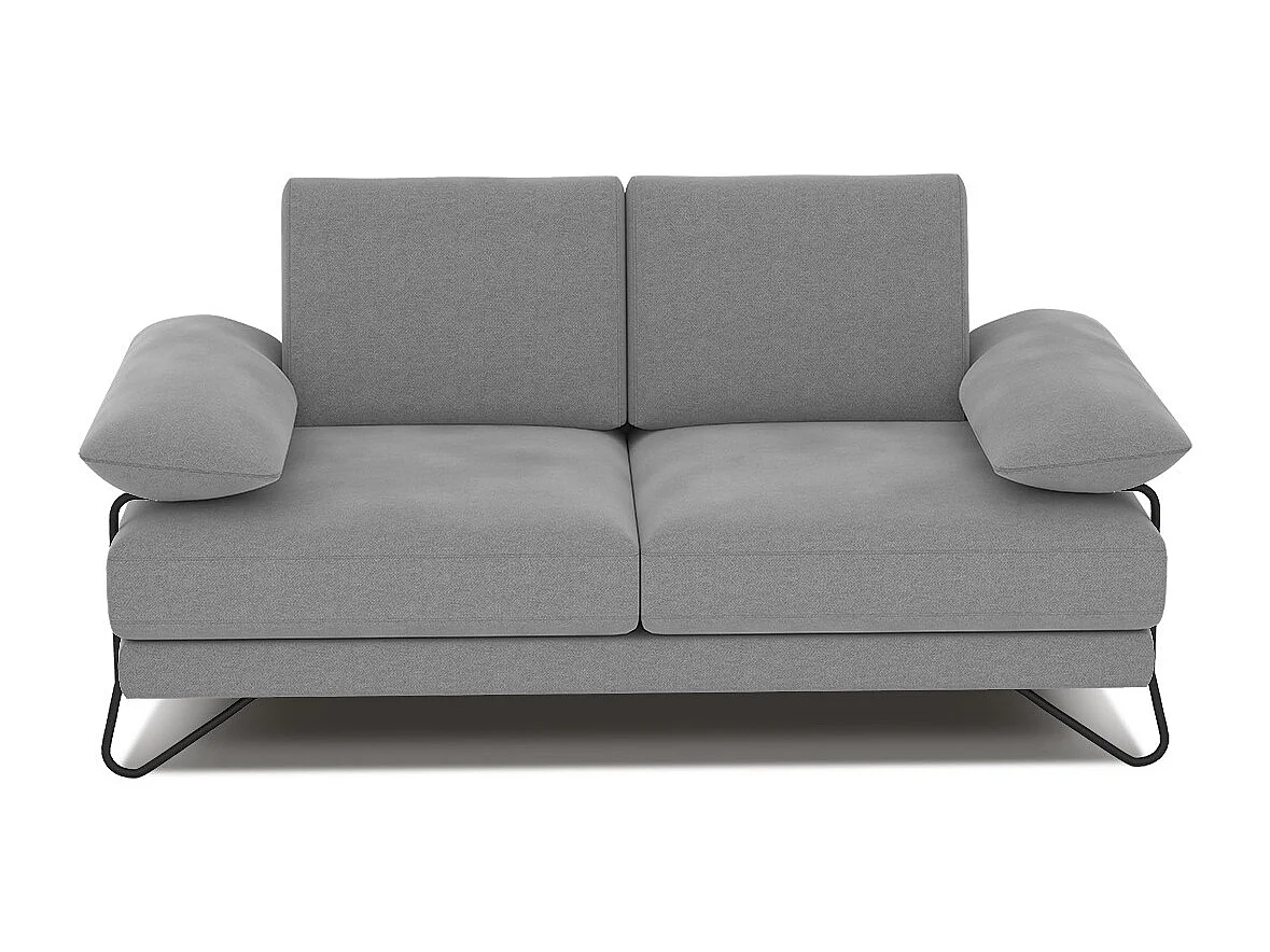 LORI Sofa 2-Sitzer, hellgrau