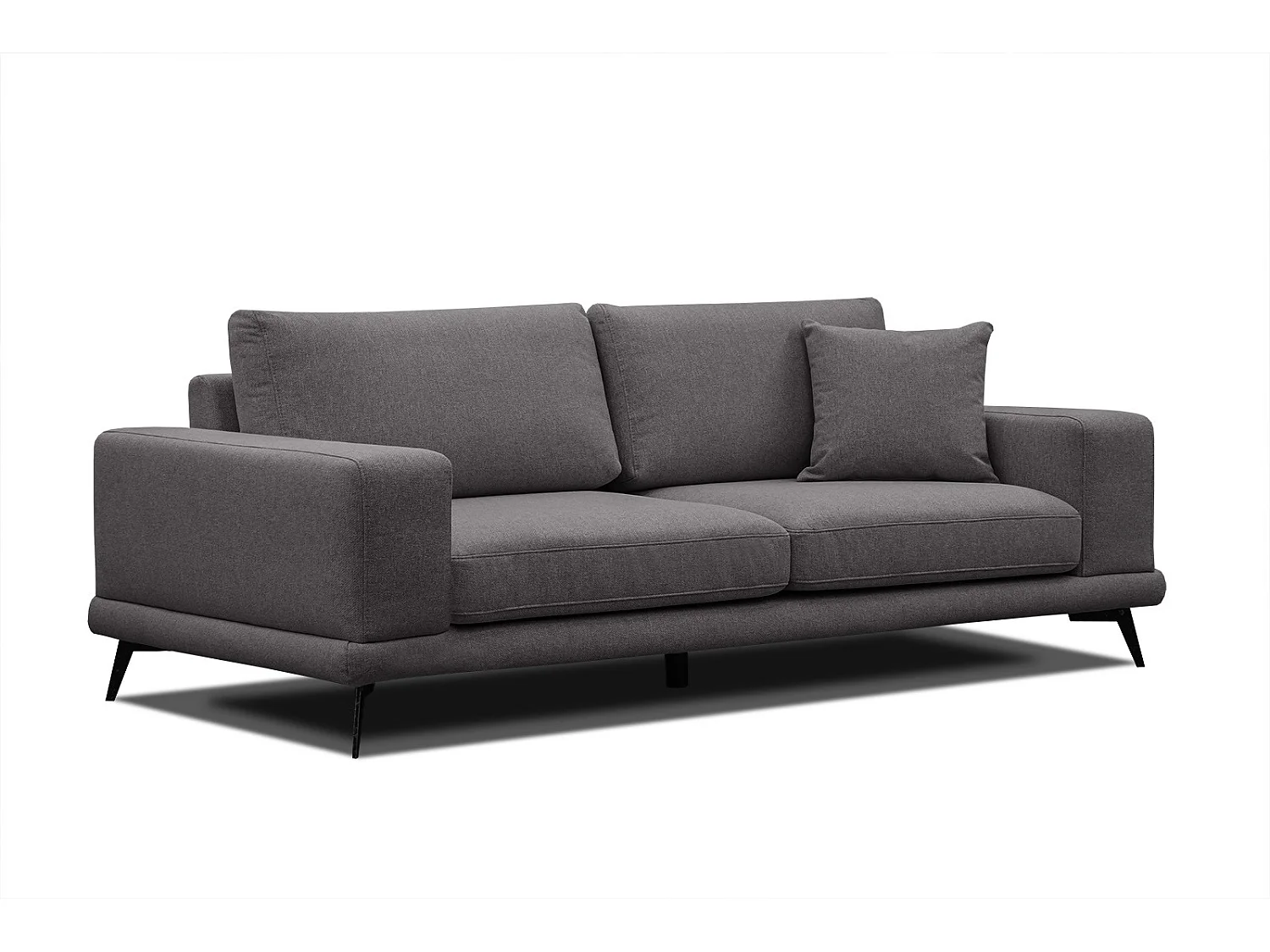 MEDIOLANE Sofa 3-Sitzer, graphit