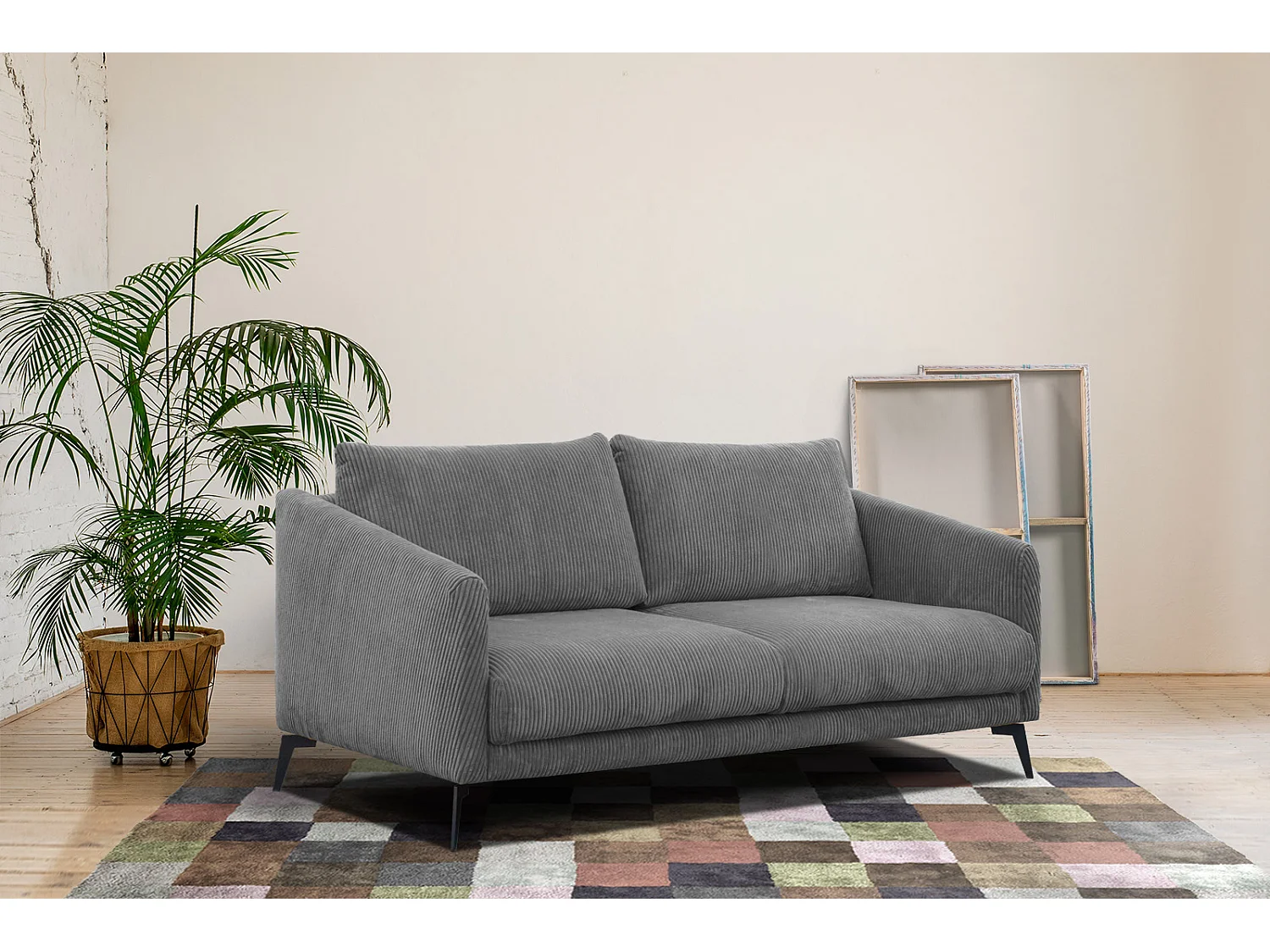 VILT Sofa 2,5-Sitzer, dunkelgrau