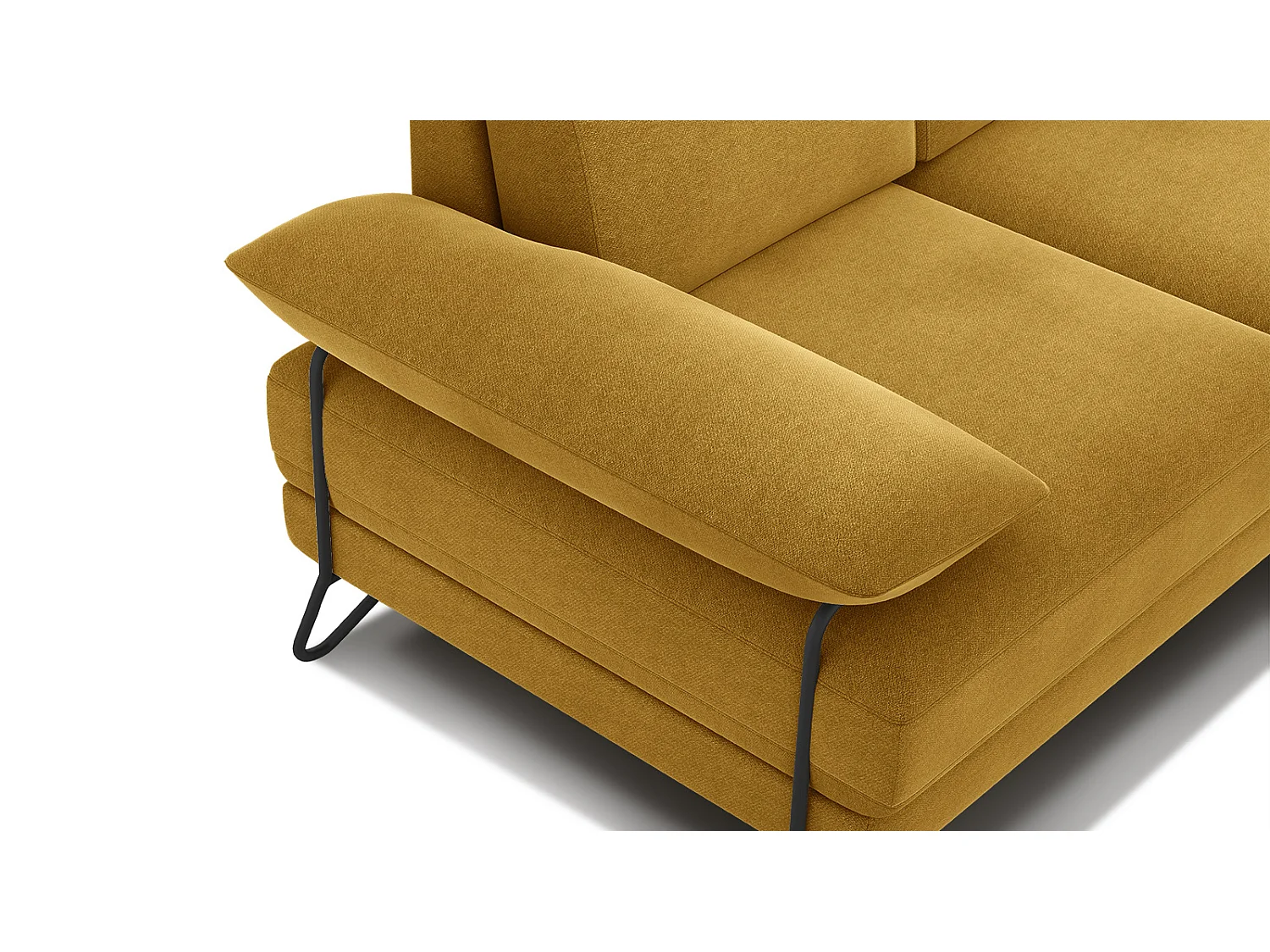 LORI Sofa 2-Sitzer, gelb