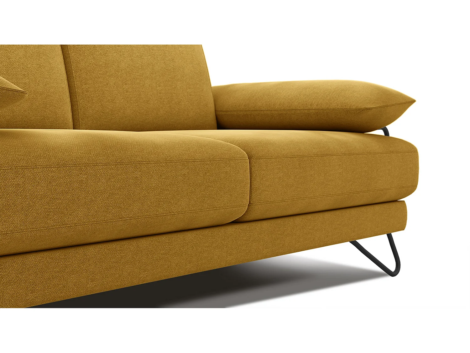 LORI Sofa 2-Sitzer, gelb