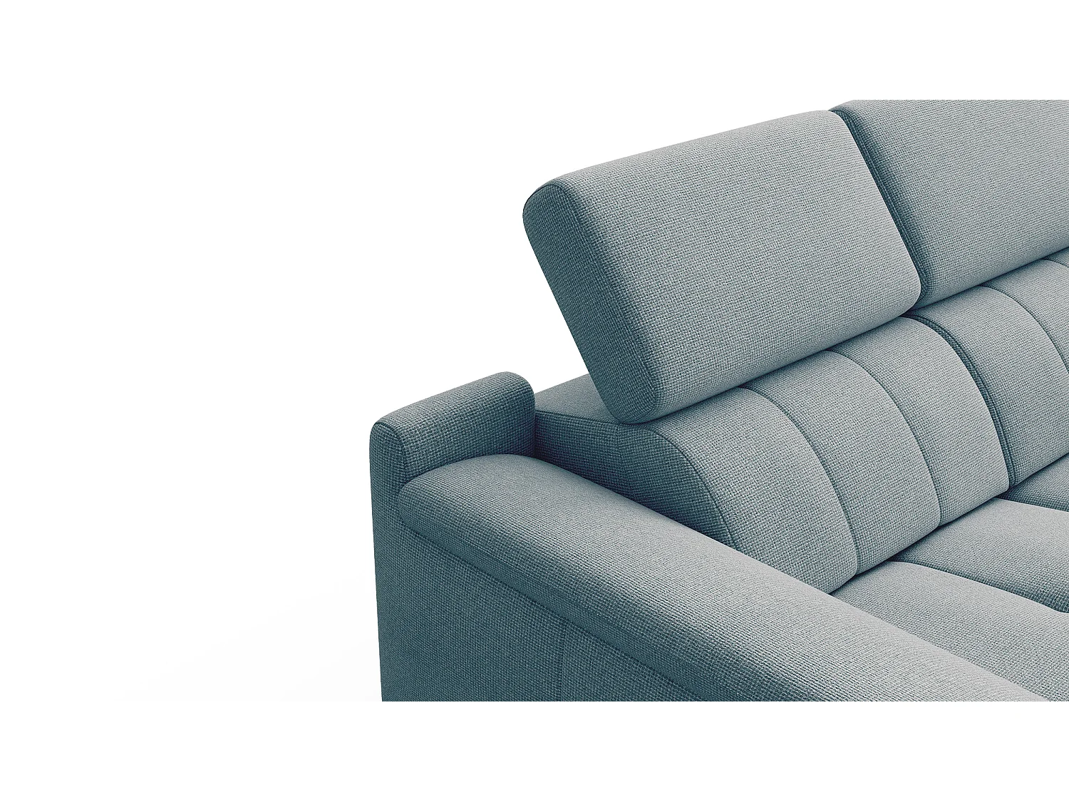 FIERO Sofa 2-Sitzer mit 2 Relaxfunktionen und verstellbare Kopfstützen, mint