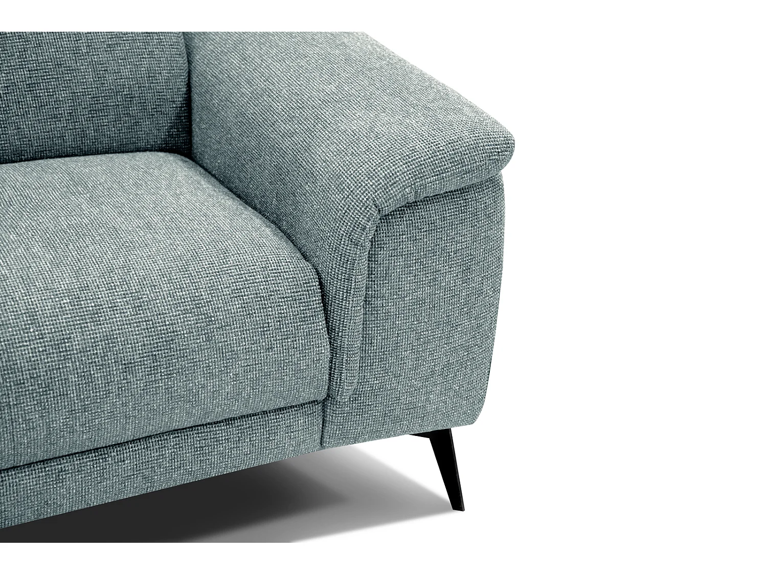 FIERO Sofa 3-Sitzer mit 2 Relaxfunktionen und verstellbare Kopfstützen, mint