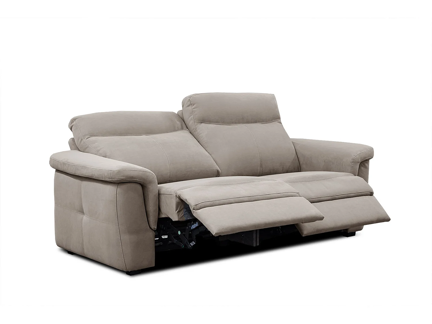 JONES Sofa 2-Sitzer mit 2 Relaxfunktionen, beige