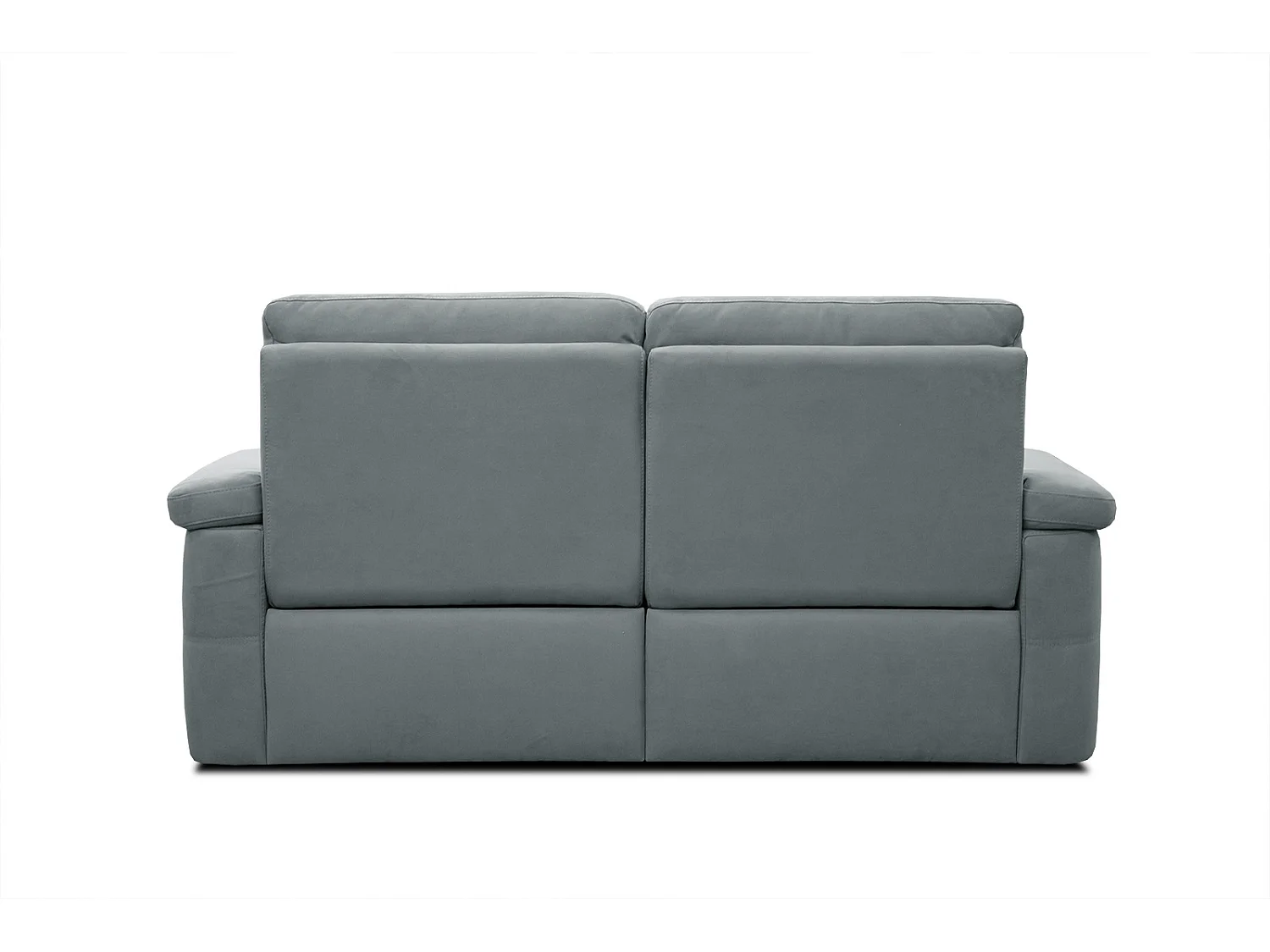 JONES Sofa 2-Sitzer mit 2 Relaxfunktionen, blaugrau
