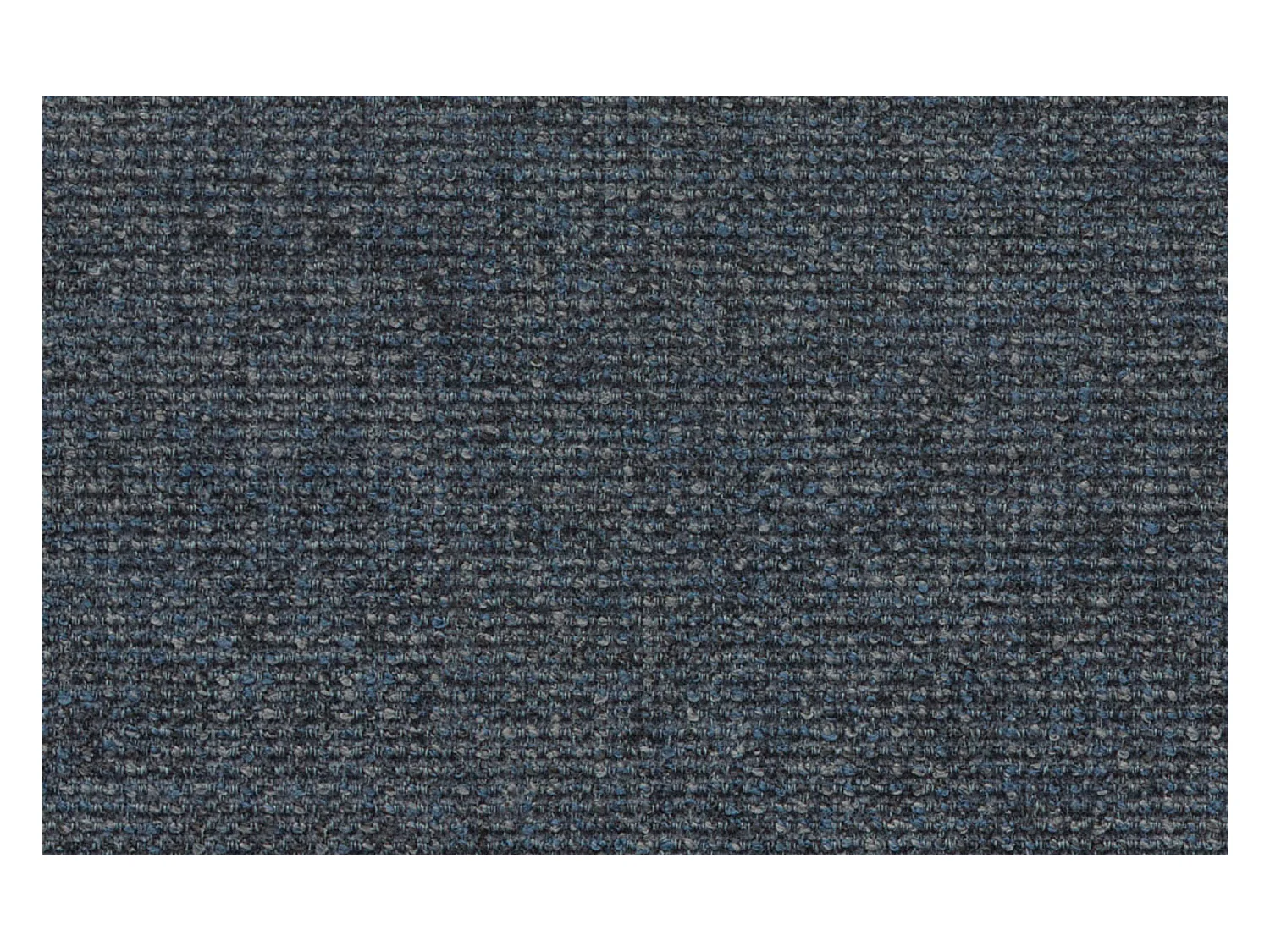 Canapé droit 3 places avec 2 relax électriques tissu bleu foncé -  FIERO