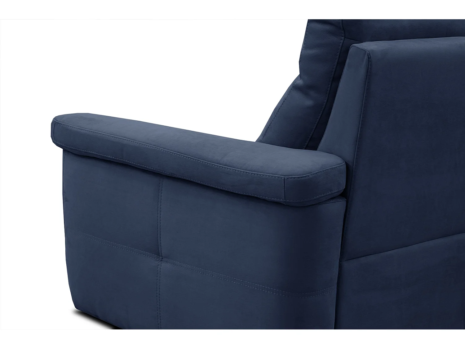 JONES Sofa 2-Sitzer mit 2 Relaxfunktionen, dunkelblau