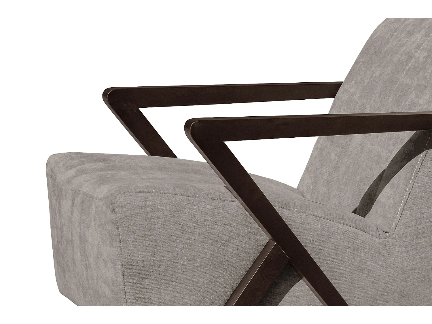 LEBRON Sessel, Stoff taupe