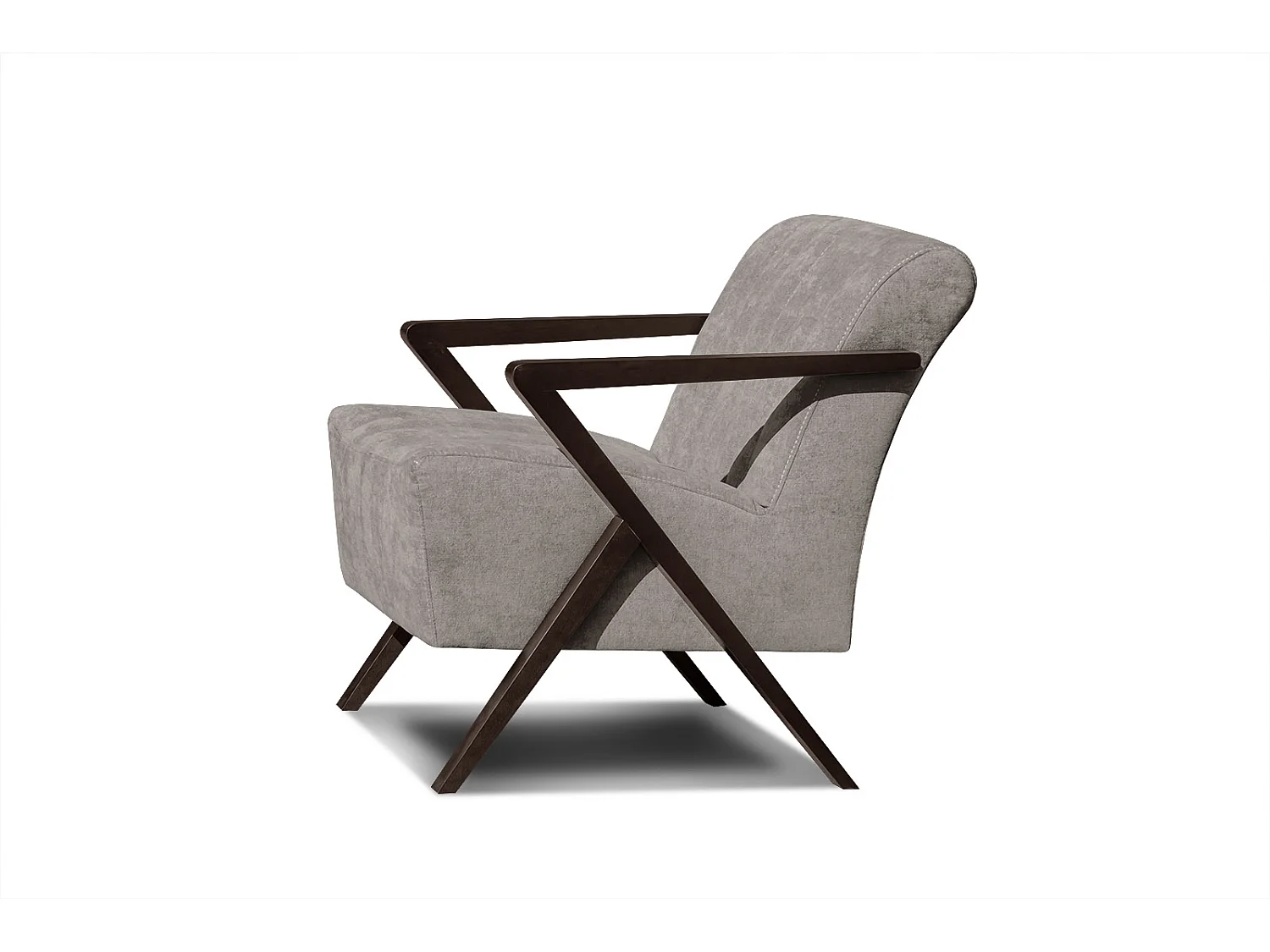 LEBRON Sessel, Stoff taupe