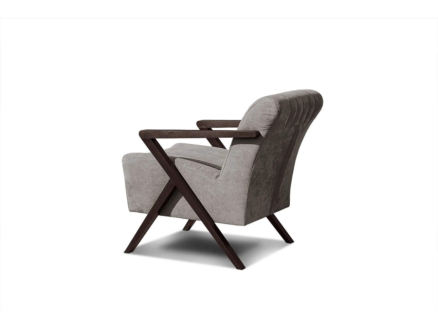 LEBRON Sessel, Stoff taupe