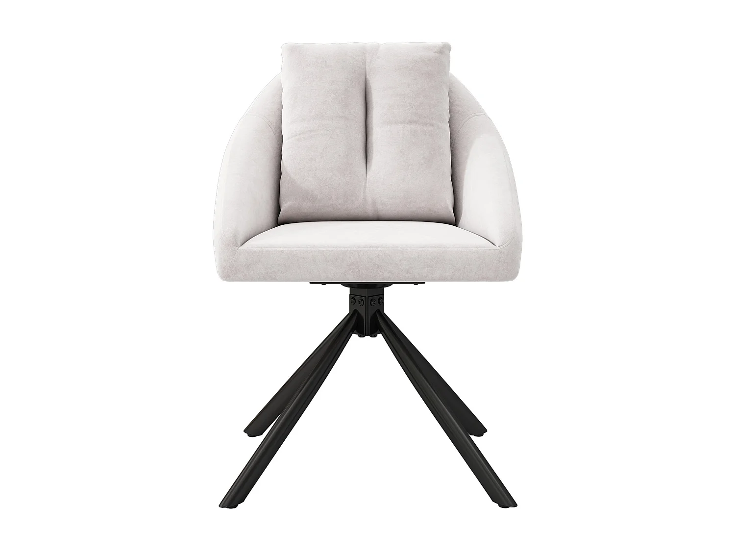 Chaise de salle à manger，chaise en velours，chaise rembourrée，swivel chair,tissu de velours respirant,design ergonomique,2 pièces,beige