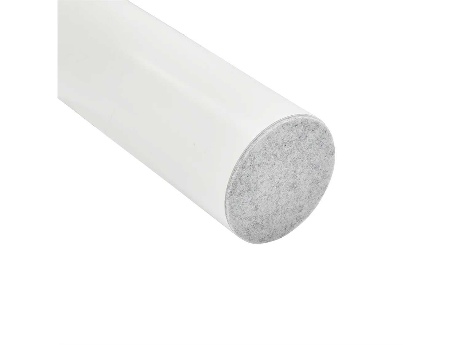 Onregelmatige botvormige salontafel, MDF blad en PVC poten, unieke salontafel met vilten onderlaag, afmetingen: 113 cm lang, 58 cm breed, 40,5 cm hoog