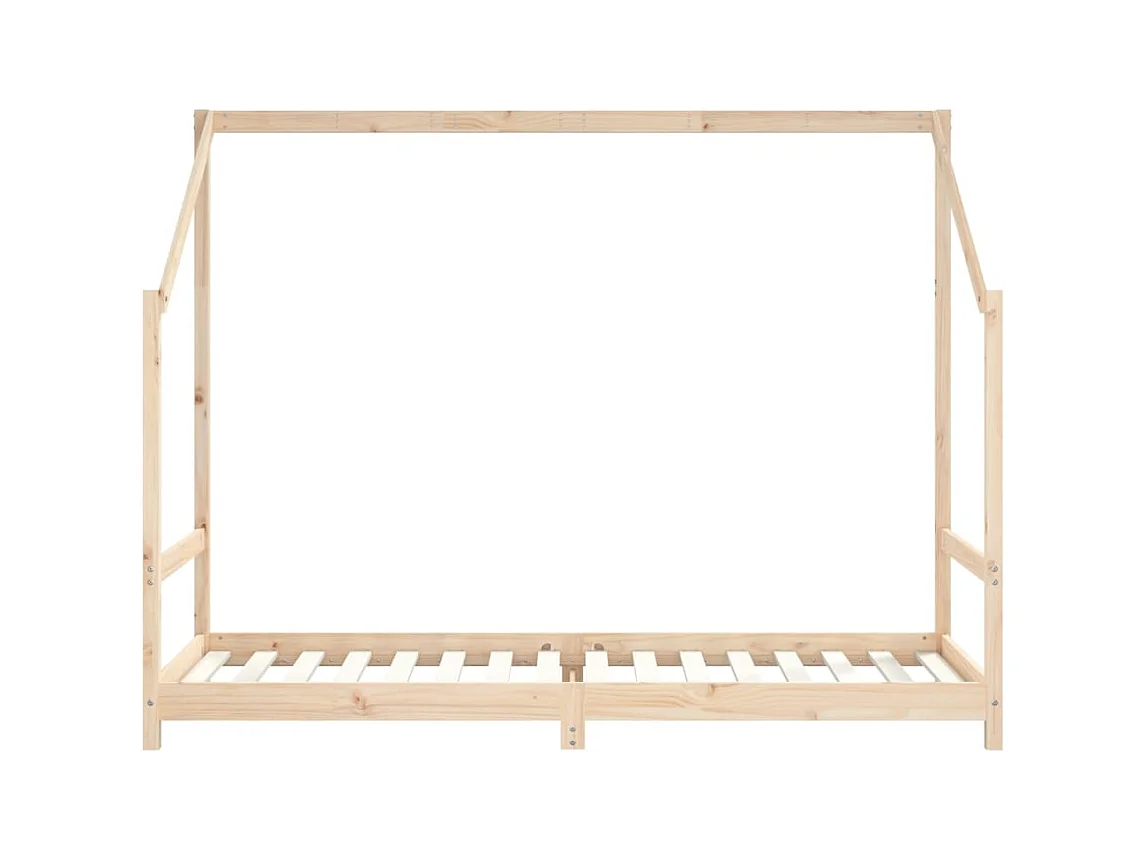 Cadre de lit pour enfants 90x200 cm bois de pin massif