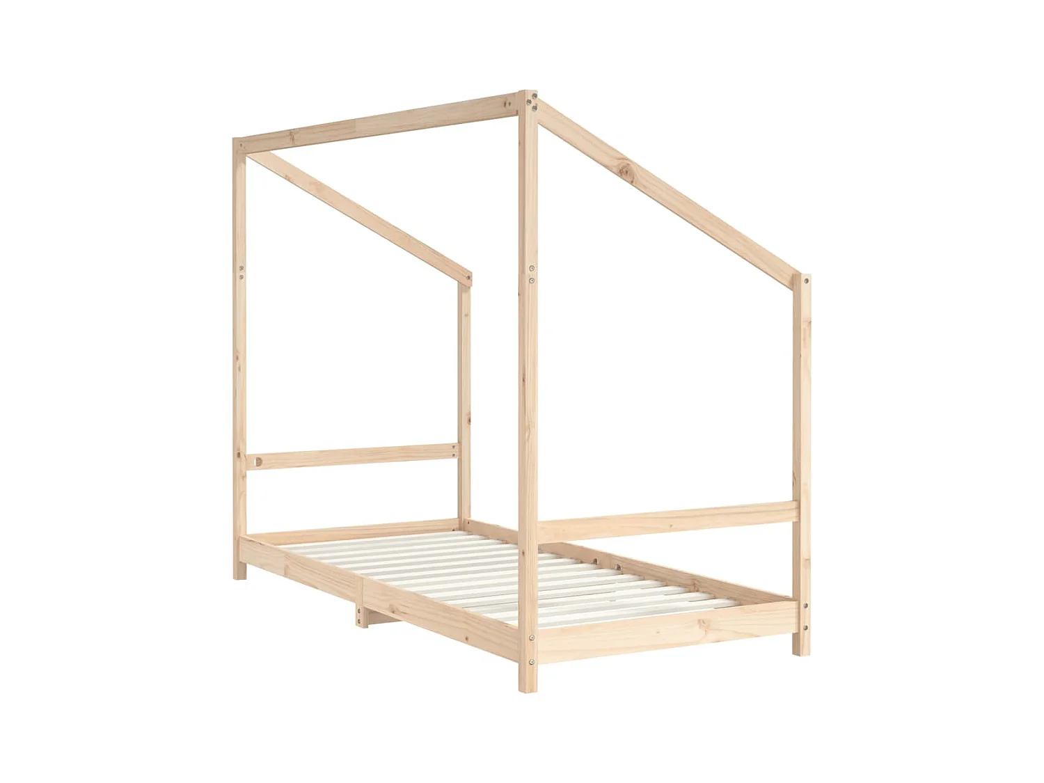 Cadre de lit pour enfants 90x200 cm bois de pin massif