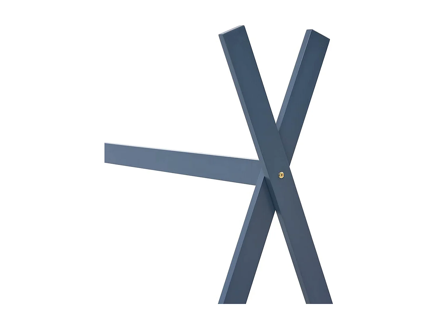 Cadre de lit d'enfant Gris Bois de pin massif 70x140 cm