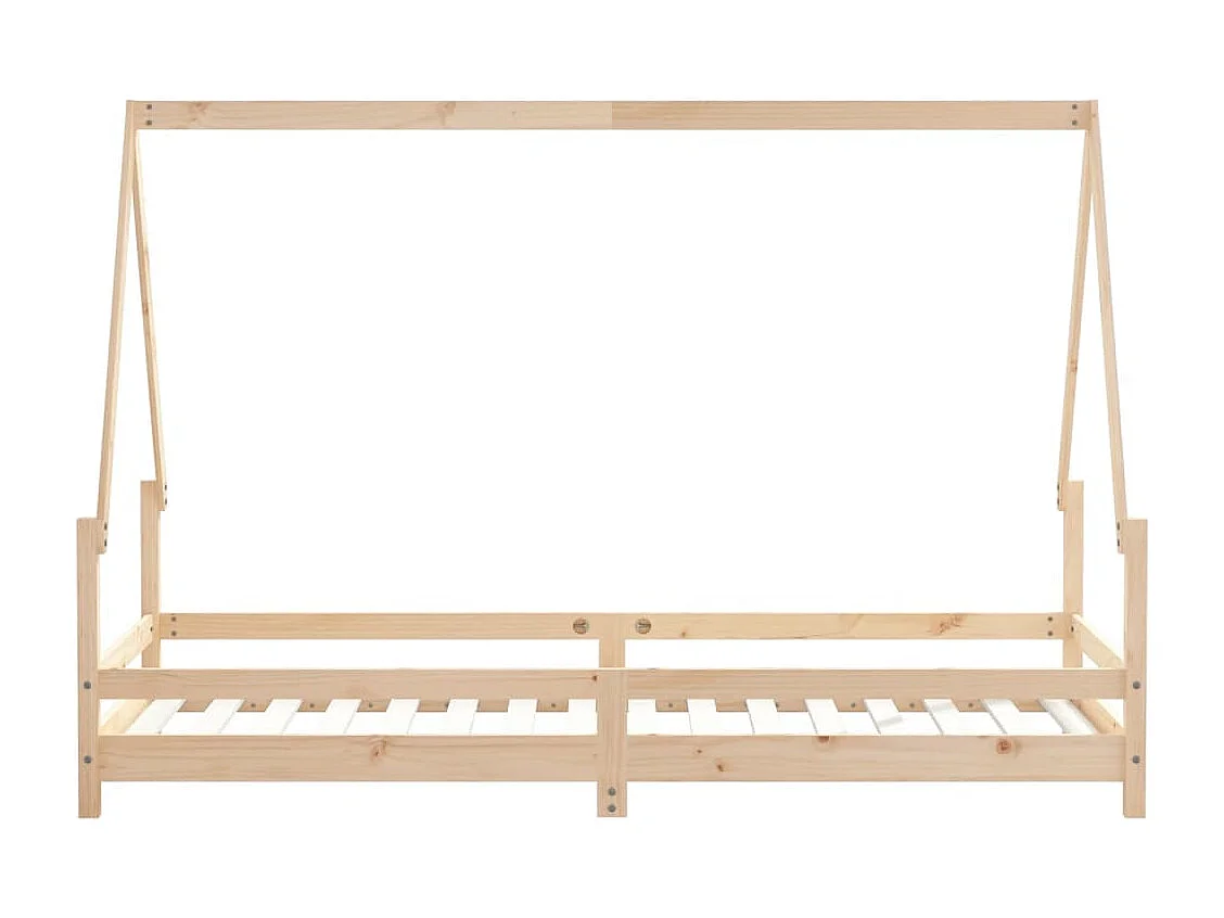 Struttura letto per bambini 90x200 cm in legno di pino massiccio