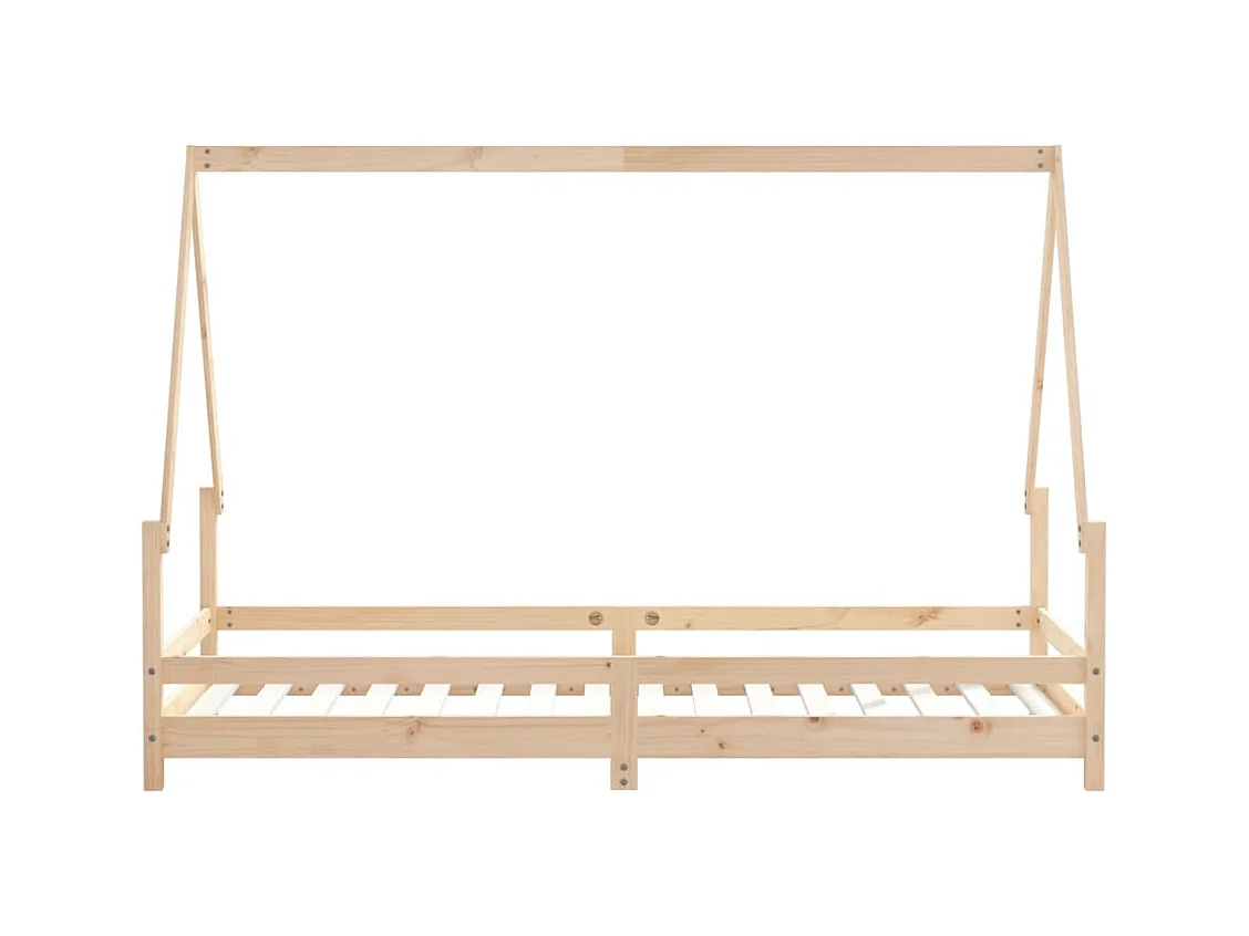 Cadre de lit pour enfants 90x200 cm bois de pin massif