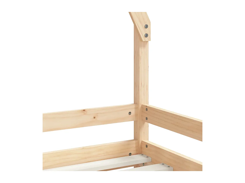Cadre de lit pour enfants 90x200 cm bois de pin massif
