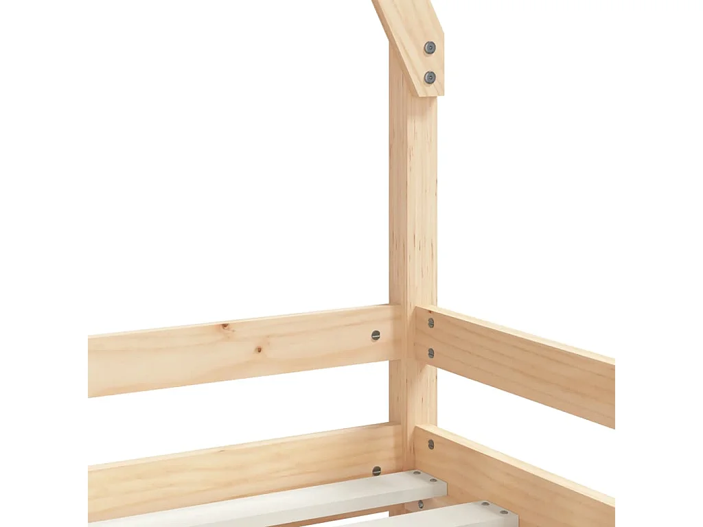 Cadre de lit pour enfants 90x200 cm bois de pin massif