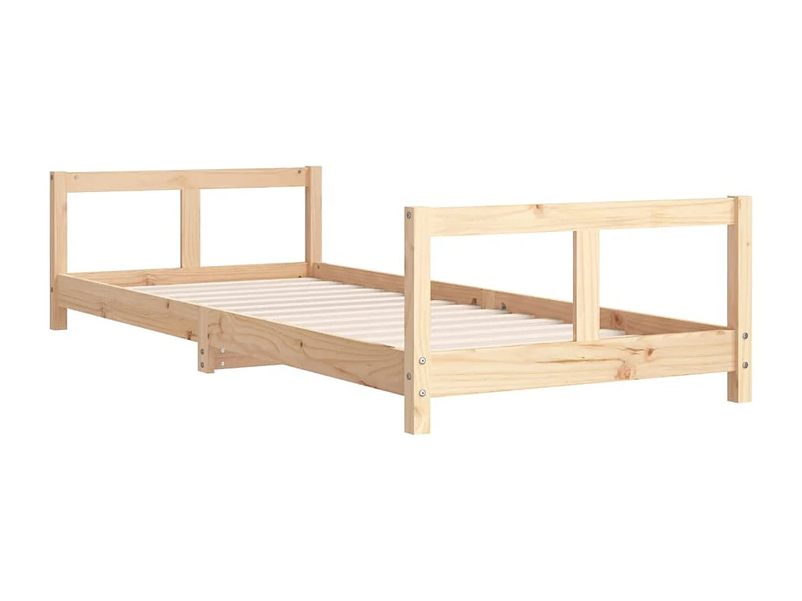 Cadre de lit pour enfants 80x200 cm bois de pin massif
