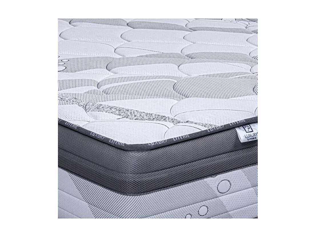 Matelas ViscoPlus, 26cm, mousse haute densité, ferme, indépendance du couchage, face été/hiver, 180x200cm