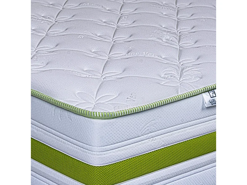 Matelas Rêverie (30cm), mousse haute densité, indépendance du couchage, face été/hiver, 140x200cm