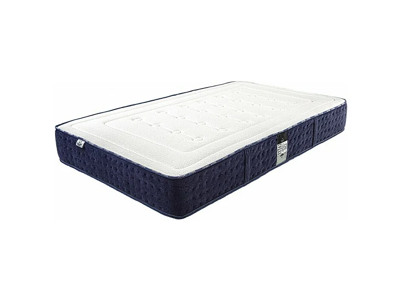 Matelas Nuage (24cm) mousse haute densité, mi-ferme, face été/hiver + oreiller, 90x190cm