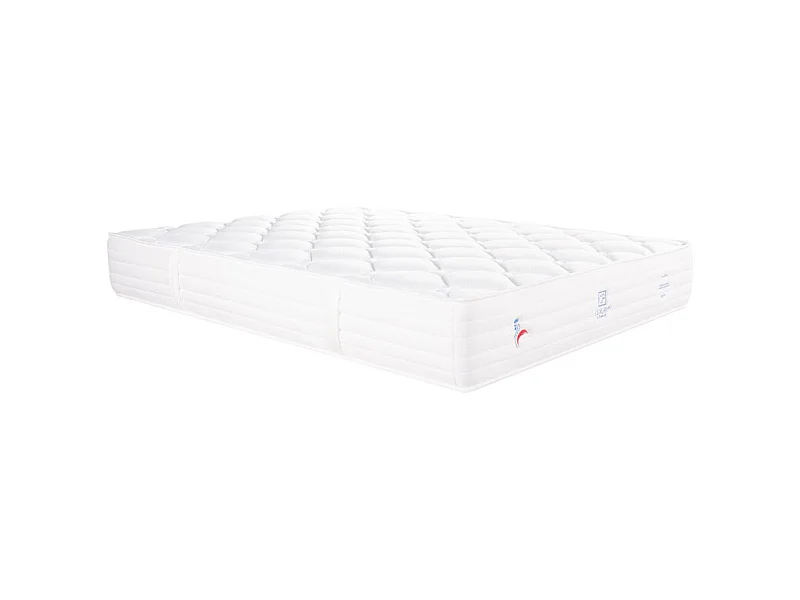 Matelas Patriote Mousse, 27cm, mousse haute densité , Indépendance du Couchage, Soutien ferme + Oreiller + Couette, 140x200cm
