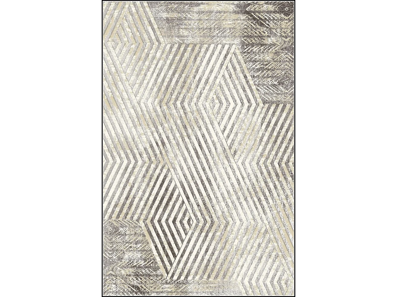 Tapis de salon 160x230 cm Polycoton Borrow