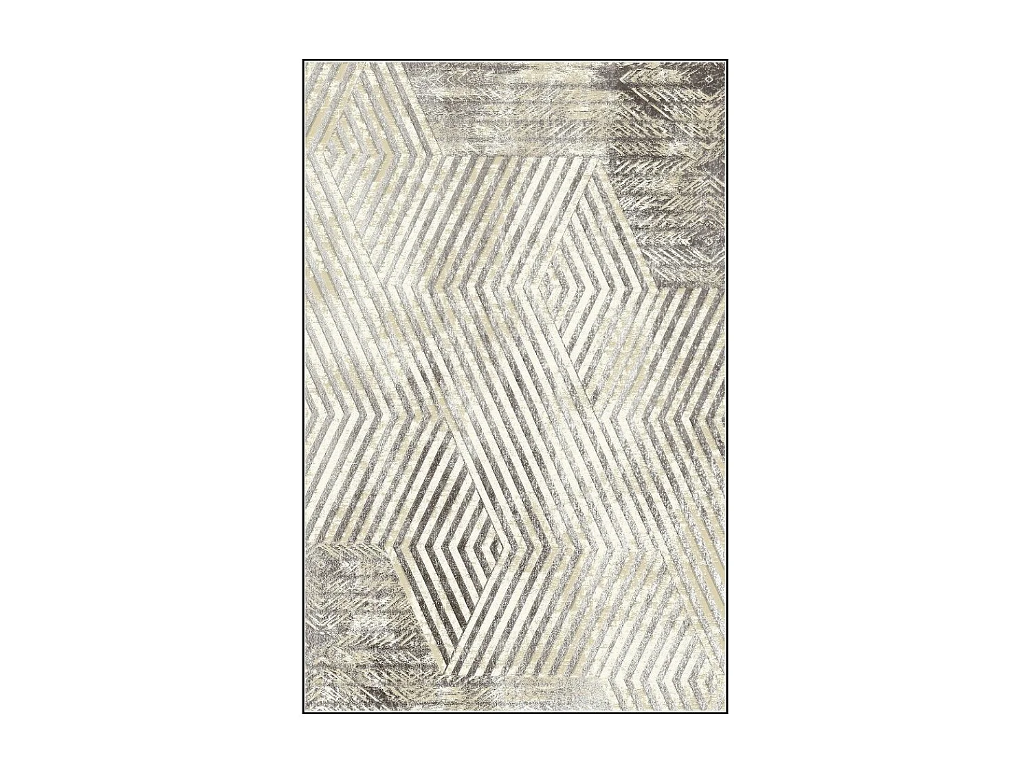 Tapis de salon 160x230 cm Polycoton Borrow
