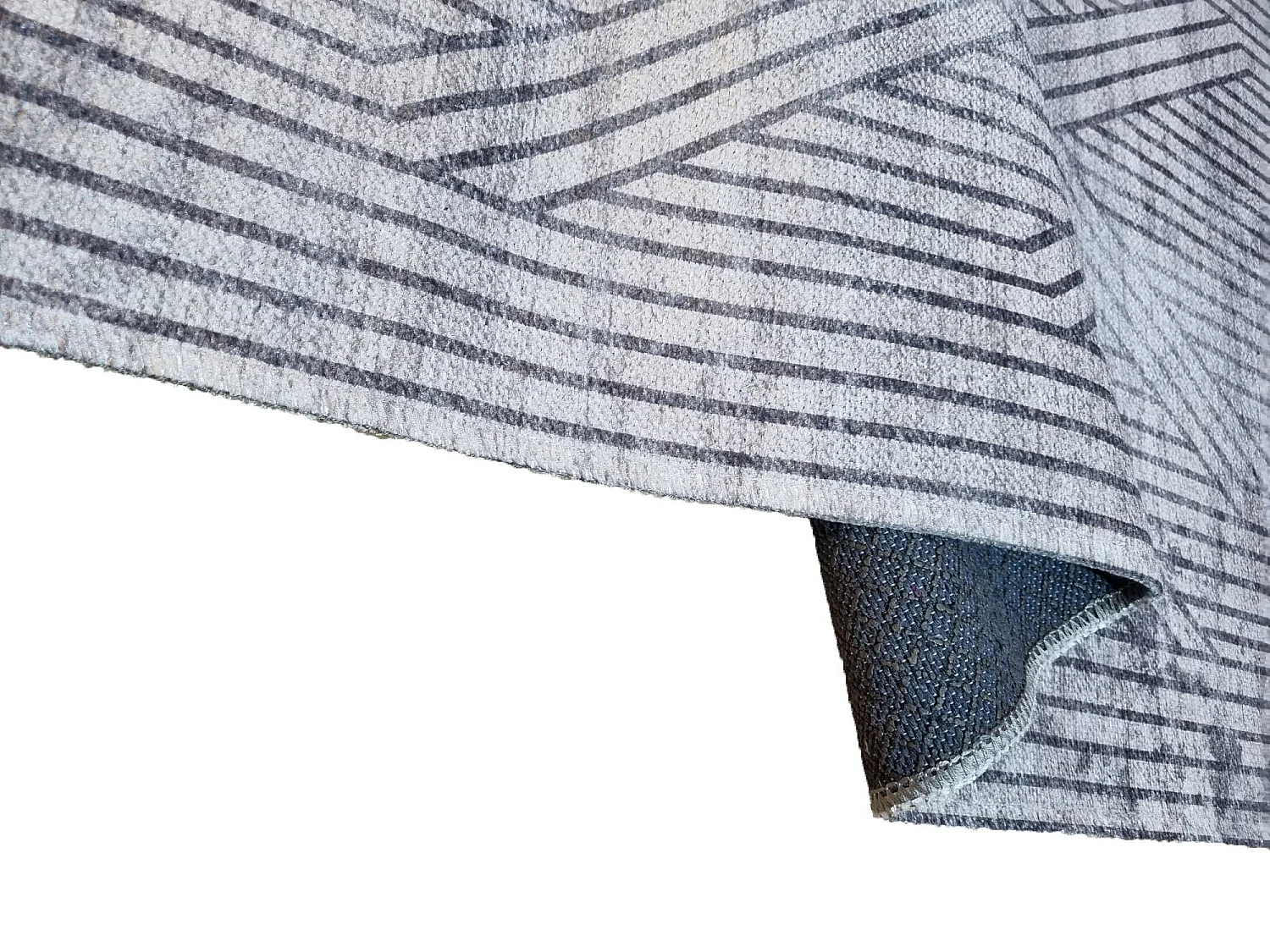 Tapis de salon 160x230 cm Polycoton Fisun Beige