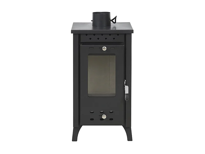 Poêle à bois Matilde Nera puissance 7,7 kW L33xp38,5xh74