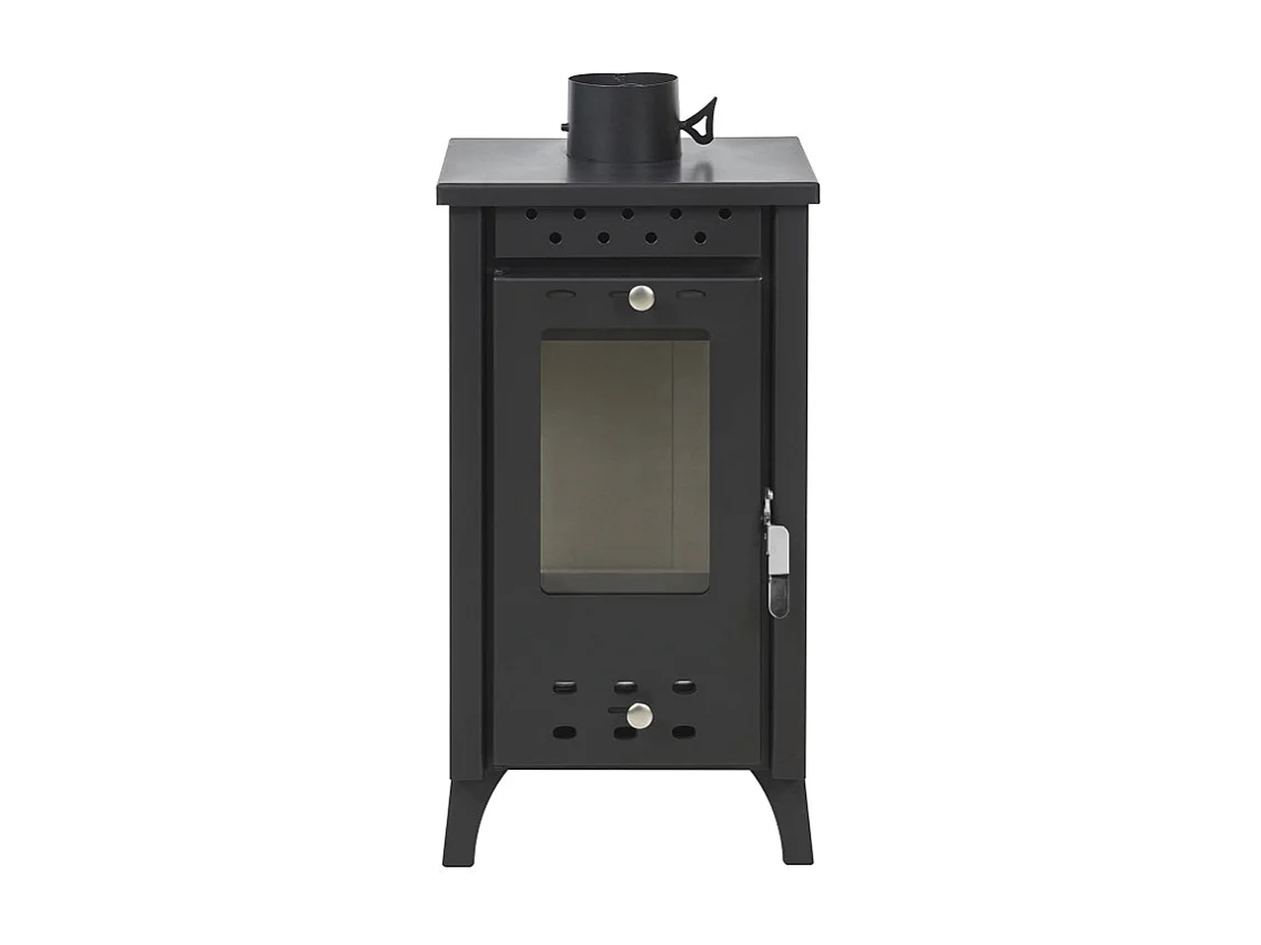 Estufa de leña Matilde Nera potencia 7,7 kW L33xp38.5xh74