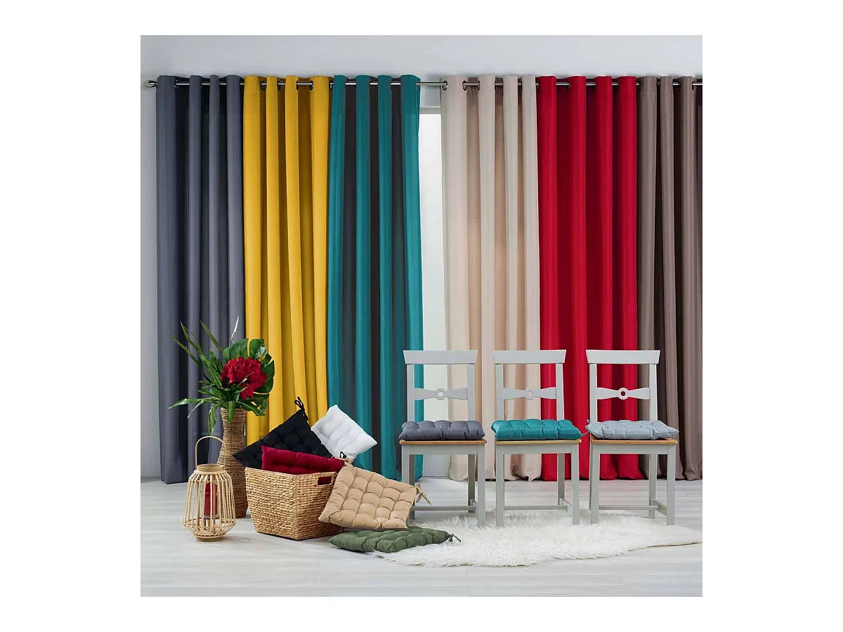 Rideau à Oeillets "Essentiel" 140x260cm Naturel