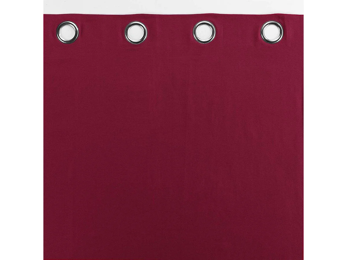 Rideau à Oeillets "Panama" 140x240cm Bordeaux