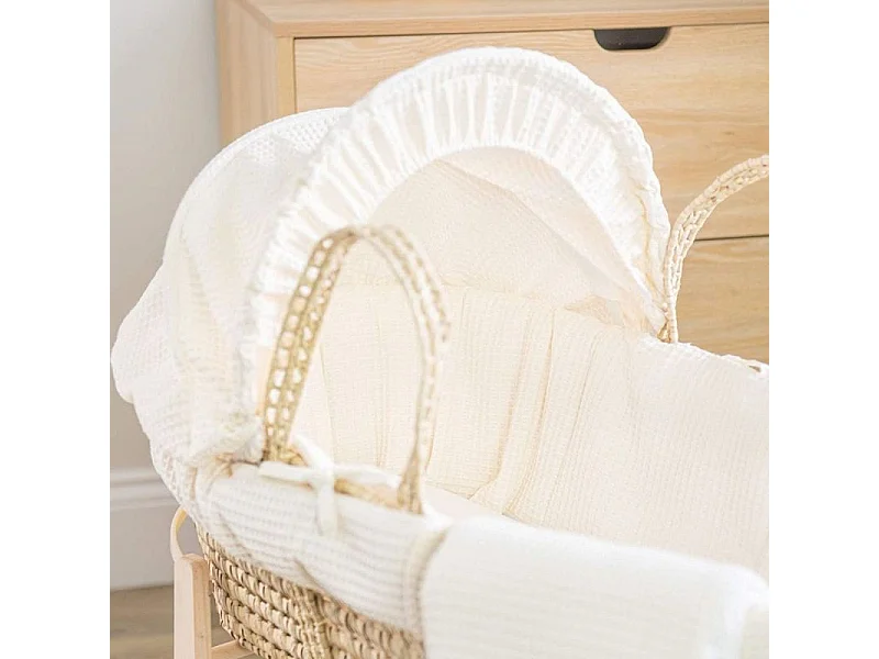 Moïse en palmier beige 84x44x25cm