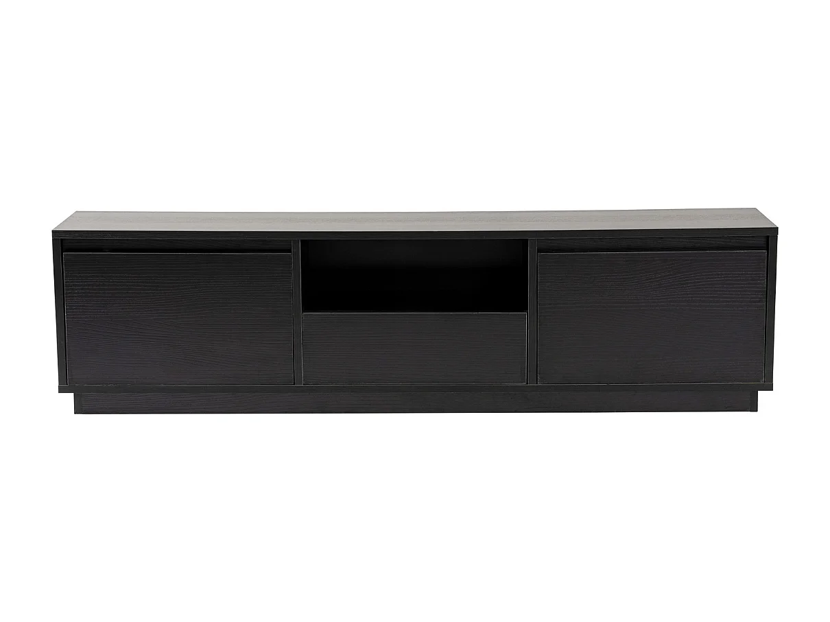 TV-meubel met 3 neerklapbare deuren en 1 open vak L160 cm - VANGUARD