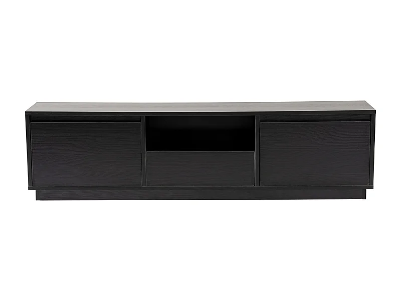 TV-meubel met 3 neerklapbare deuren en 1 open vak L160 cm - VANGUARD