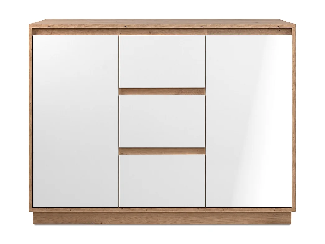 Buffet 2 portes et 3 tiroirs L117 cm - PHOENIX