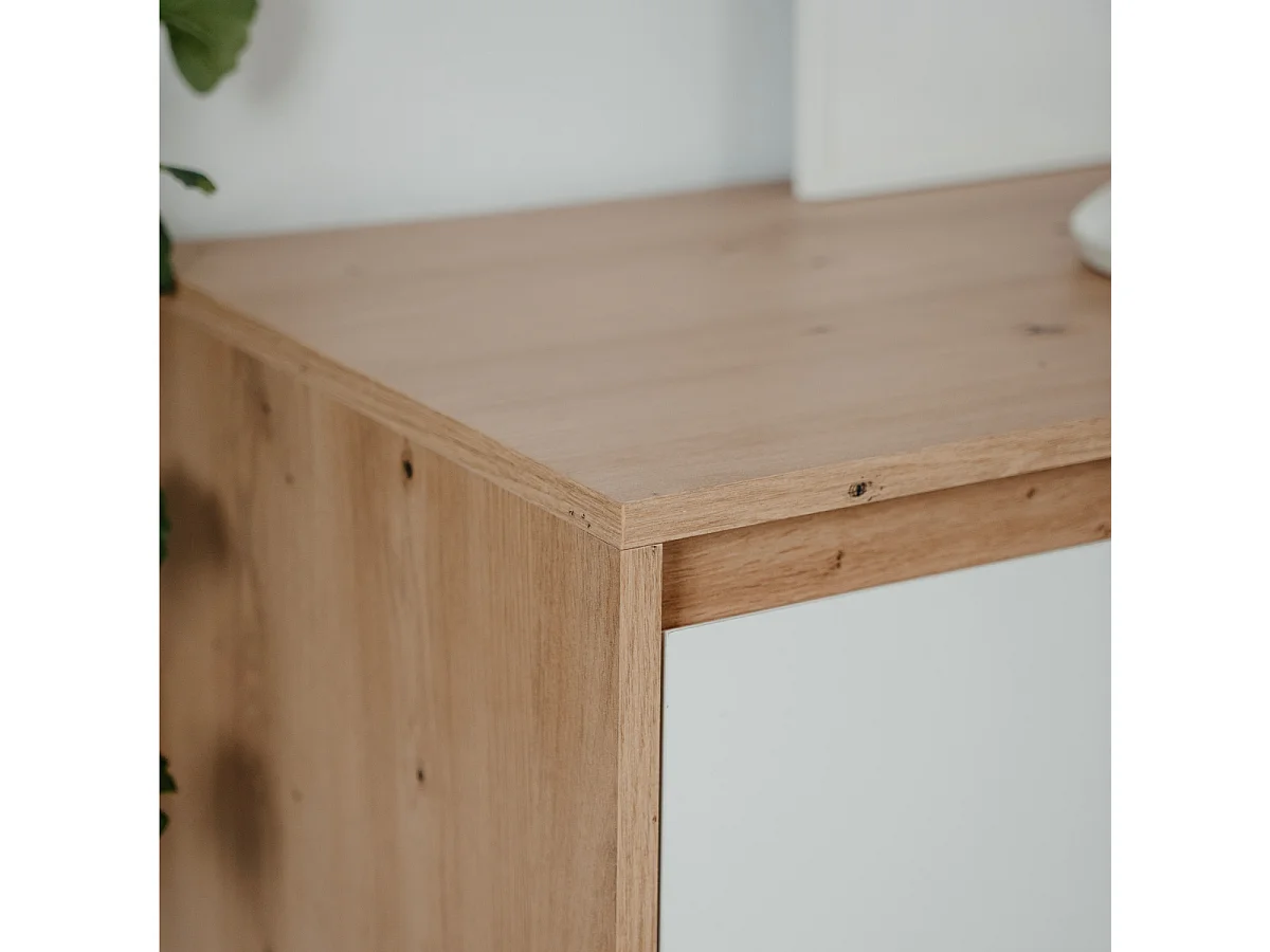 Buffetkast 2 deuren en 3 lades L117 cm - PHOENIX