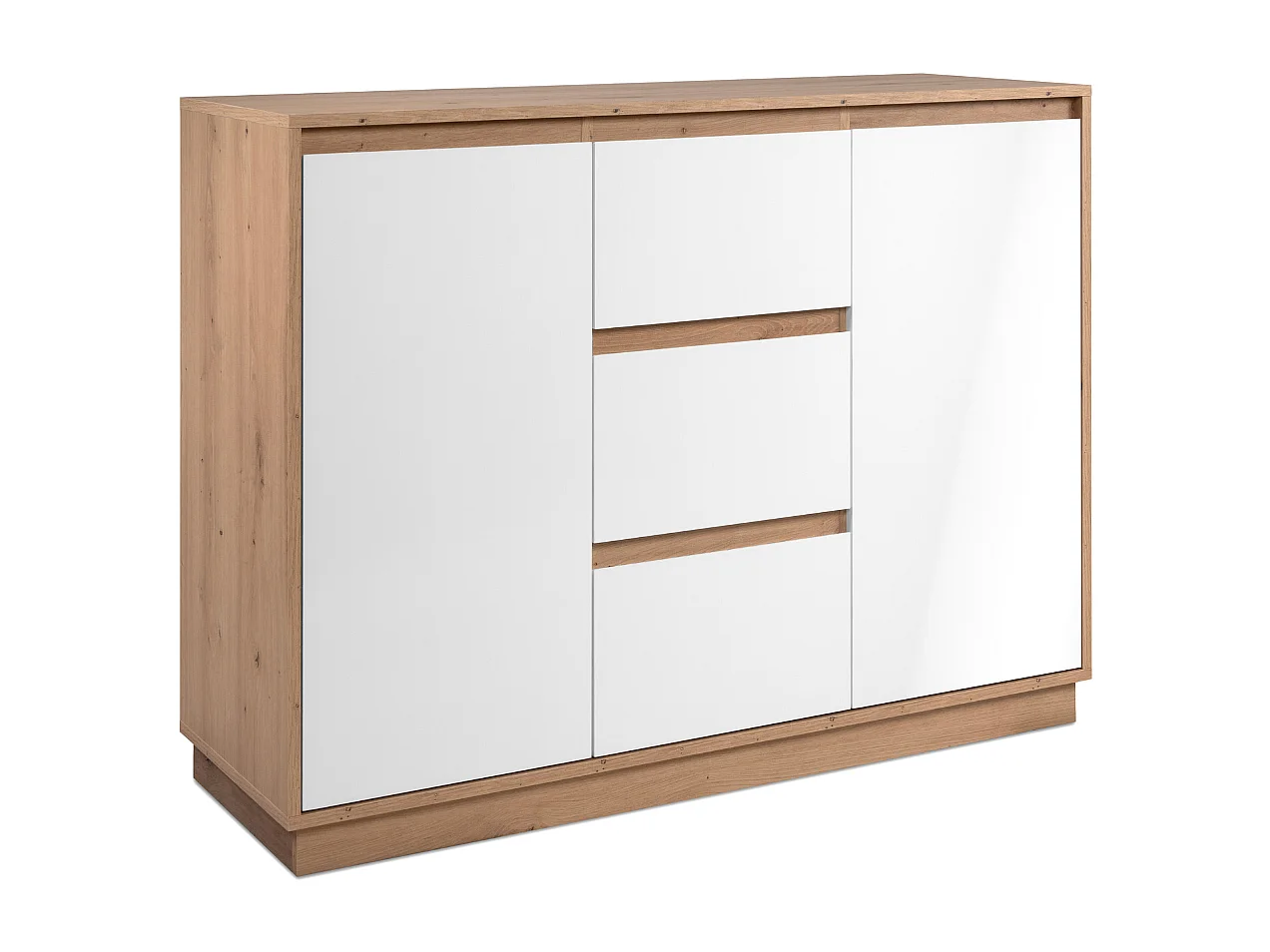 Buffetkast 2 deuren en 3 lades L117 cm - PHOENIX