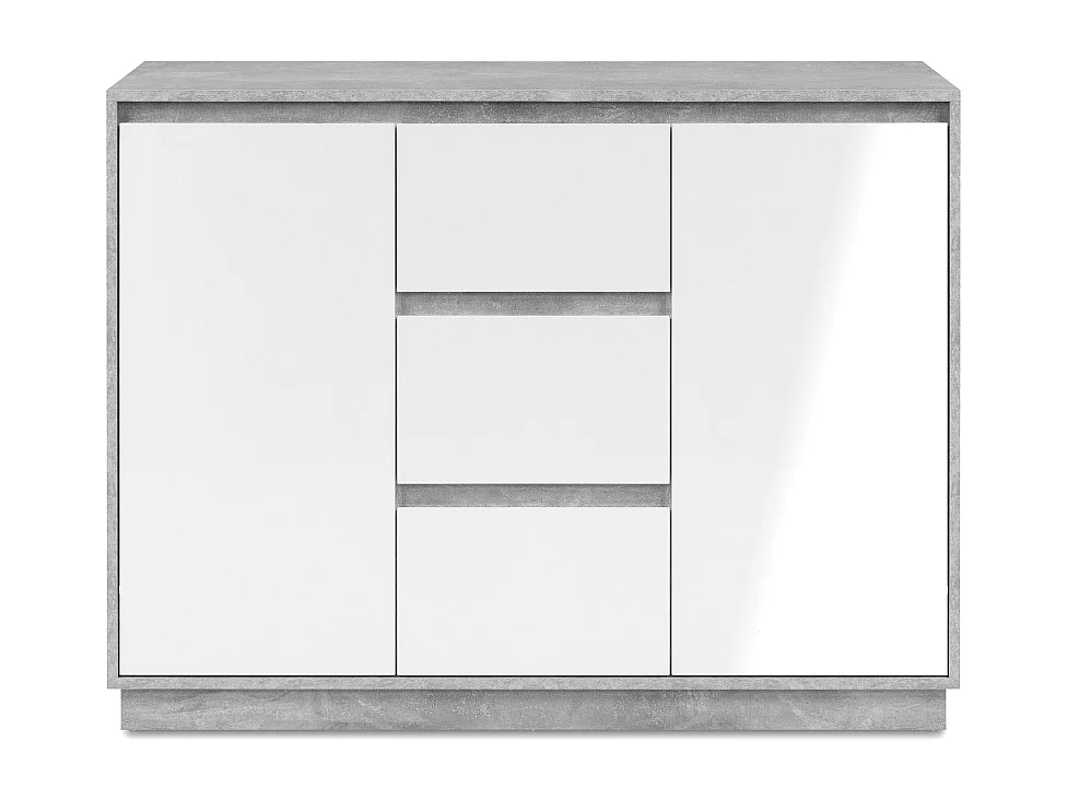 Buffet 2 portes et 3 tiroirs L117 cm - PHOENIX