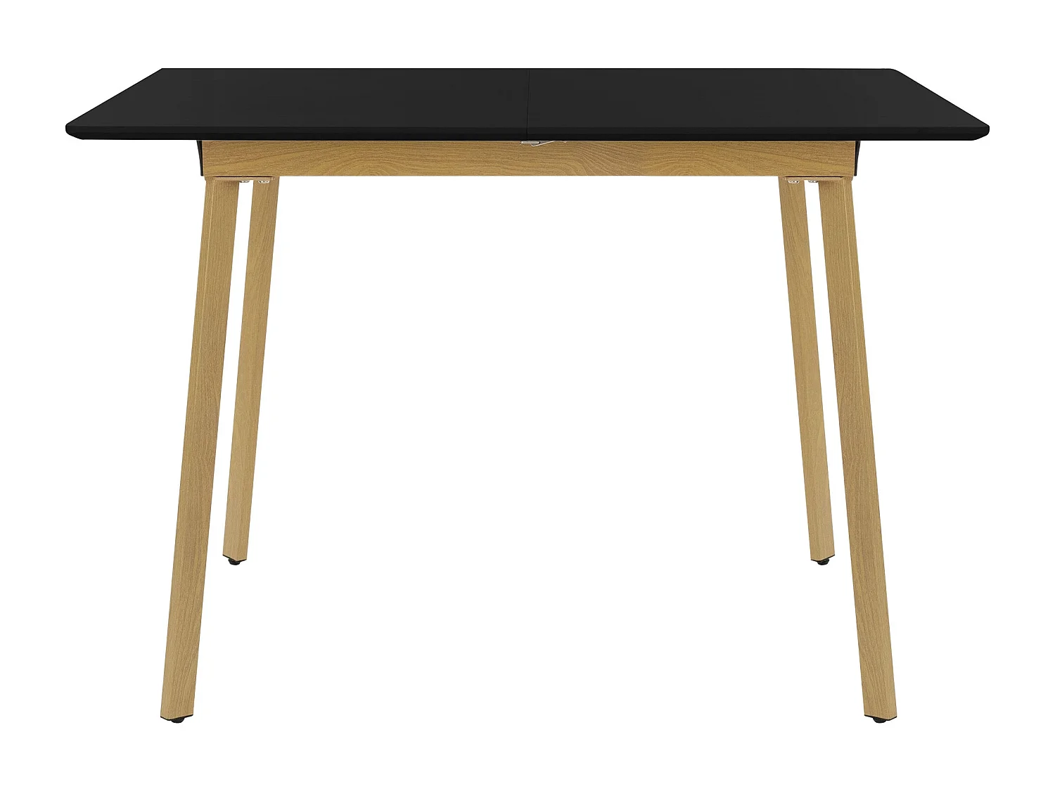 Mesa de comedor extensible mesa de comedor mesa de cocina 110/140x75cm negro