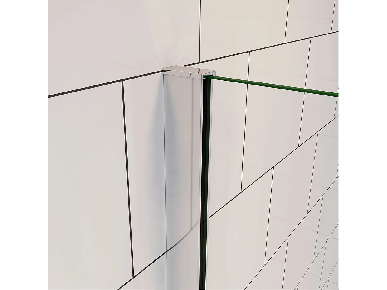 75x140 cm Sopravasca WALK IN Parete Fissa Doccia Per Vasca Pannello Singolo Vetro Temperato 6 mm Trasparente Anticalcare Cromato Lucido