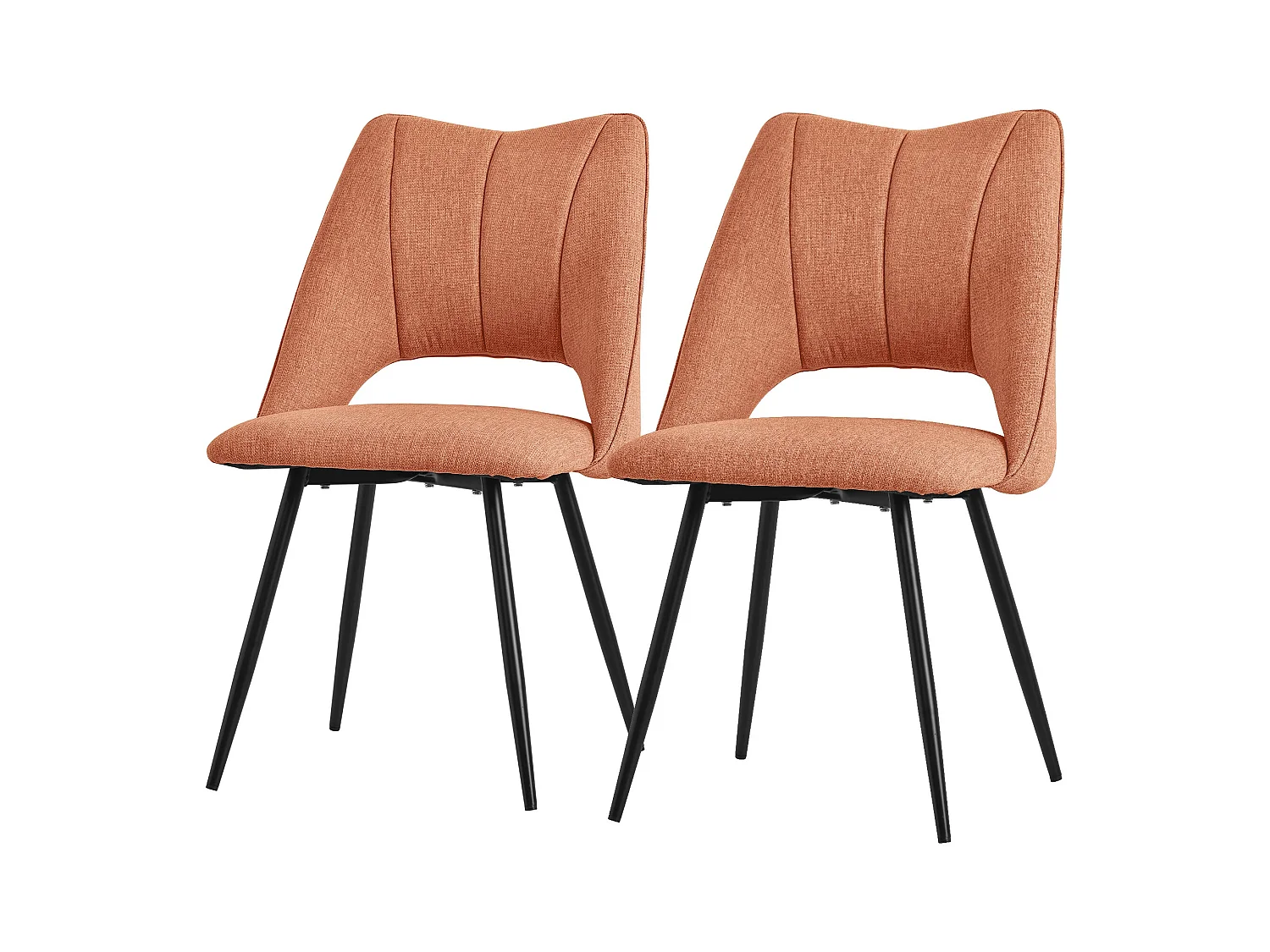Lot de 2 chaises de salle à manger chaise de cuisine chaise de salon chaise rembourrée dossier