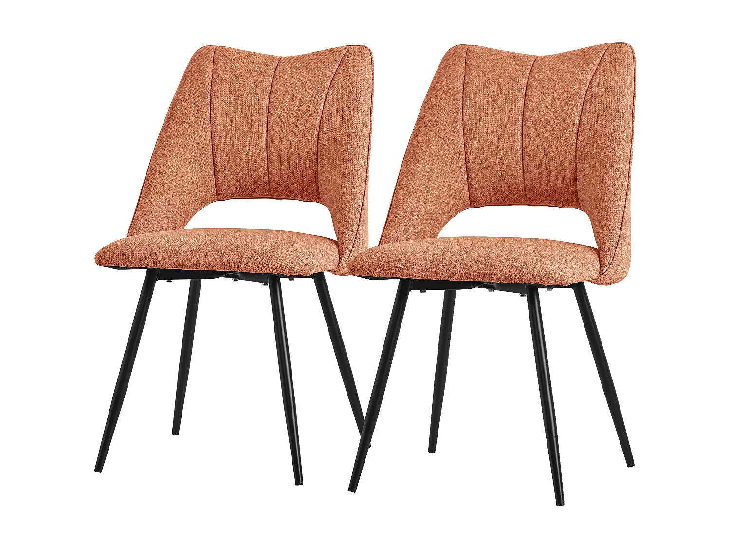 Lot de 2 chaises de salle à manger chaise de cuisine chaise de salon chaise rembourrée dossier